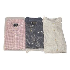 Charles Tyrwhitt Button Up Dress Shirts Bundle XXL Lot of 3 Long Sleeve Like New